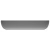 vidaXL Lavabo Lusso Rettangolare Grigio Chiaro Opaco 71x38 cm Ceramica