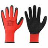 vidaXL Guanti da Lavoro 24 pz Rosso e Nero 10 / xl