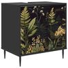 vidaXL Mobile da Bagno RHENEN Rovere Nero 60 x 40 x 61 cm