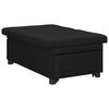 vidaXL Divano Letto Estraibile Nero 194 x 50 x 82 cm Tessuto