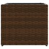 vidaXL Fioriere da Giardino 2 pz Marrone 36x30x32 cm in Polyrattan