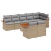 vidaXL Set Divano da Giardino 9 pz 8-Numero di posti