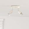 vidaXL Faretto da soffitto con i riflettori Nichel 12 x 8 cm Acciaio