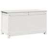 vidaXL Contenitore Portaoggetti Bianco 80x40x45,5cm Massello di Pino