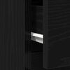 vidaXL Credenza con Cassetto Rovere Nero 71x35x65 cm Legno Multistrato