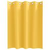 vidaXL Tende Blackout con Anelli 2 pcs Giallo senape 140 x 140 cm