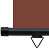 vidaXL Tendalino Laterale per Balcone 65x250 cm Marrone