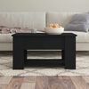 vidaXL Tavolino da Salotto Nero 79x49x41 cm in Legno Multistrato