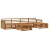 vidaXL Set di divani da esterno 6 pcs Naturale