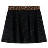 Gonna da Bambina con Vita Leopardata Nera 116