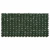 vidaXL Schermo per balcone con foglie Verde Scuro 200 x 100 cm