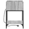 vidaXL Armadio da Notte 2 pcs Grigio Sonoma 40 x 40 x 61 cm