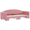 vidaXL Divano Letto con Letto Estraibile Rosa 80x200 cm in Velluto