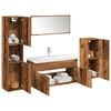 vidaXL Set Mobili da Bagno 5 pz Legno Antico in Legno Multistrato