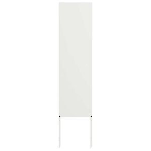 vidaXL Schermo per privacy in giardino Traforo Bianco 32 x 140 cm