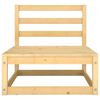 vidaXL Set Divani da Giardino 6 pz in Legno Massello di Pino