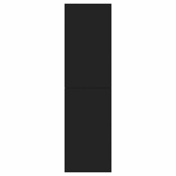 vidaXL Mobile Porta TV Nero 30,5x30x110 cm in Legno Multistrato