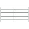 vidaXL Grate per Finestre Regolabili 4 Barre Trasversali 700-1050 mm