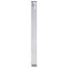 vidaXL Colonna d'Acqua da Giardino 80 cm Acciaio Inox Quadrato
