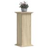 vidaXL Supporto per Piante Rovere Sonoma 33x33x80 cm Legno Multistrato