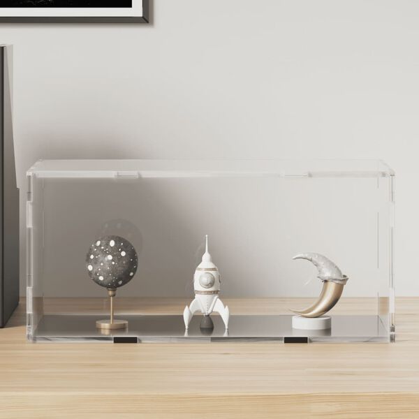 vidaXL Scatola espositiva trasparente 30x15x14 cm in acrilico
