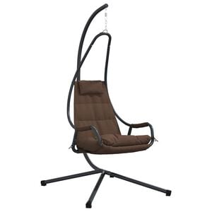 vidaXL Sedia uovo sospesa Acciaio 94 x 107 x 196,5 cm Caff&egrave;
