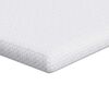 vidaXL Topper per materasso Bianco 90 x 200 cm Tessuto Jacquard
