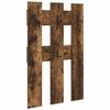 vidaXL Appendiabiti a muro Rovere fum&eacute; 65 x 3 x 100 cm