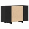 vidaXL Credenza con cassetto Nero 120 x 41 x 75 cm Legno multistrato