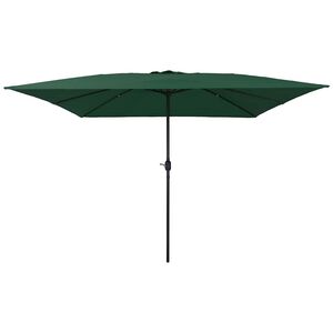 vidaXL Ombrello da giardino Verde 295 x 295 x 245 cm