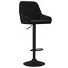 vidaXL Sgabelli da Bar 2 pz Neri in Velluto