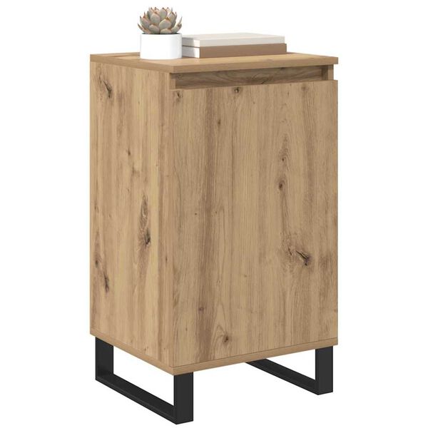 vidaXL Credenza Rovere artigianale 40 x 35 x 70 cm Legno multistrato