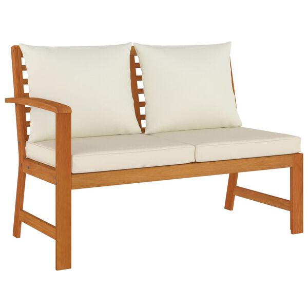 vidaXL Set da Pranzo da Giardino 9pz con Cuscini Legno Massello Acacia