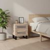vidaXL Comodini 2pz 40x34x46 cm in Legno Massello di Mango Sbiancato