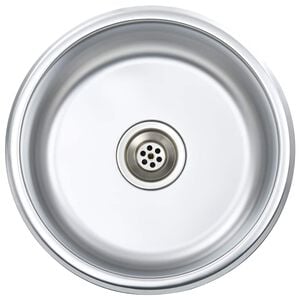 vidaXL Lavello da Cucina con Filtro e Sifone in Acciaio Inox
