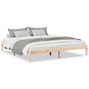 vidaXL Letto Extra Lungo senza Materasso 200x210 cm in Legno di Pino