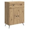 vidaXL Credenza con cassetto Rovere Artigianale 66 x 34,5 x 90 cm