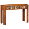 vidaXL Tavolo Consolle 110x35x75 cm in Legno Massello di Acacia