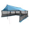 vidaXL Tenda Familiare Blu 600 x 400 x 268 cm Poliestere e Acciaio