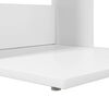 vidaXL Tavolo laterale Bianco 40 x 38 x 62,5 cm Legno multistrato