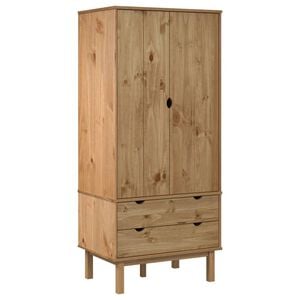 vidaXL Armadio OTTA 76,5x53x172 cm in Legno Massello di Pino