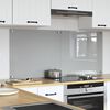 vidaXL Rivestimento da Cucina 2 pcs Grigio chiaro 70 x 60 cm