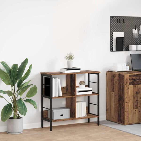 vidaXL Libreria Legno vecchio 82 x 32 x 79 cm Legno multistrato