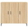 vidaXL Credenza Rovere Sonoma 90x34x80 cm in Legno Multistrato