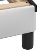 vidaXL Giroletto Viana con LED senza Materasso Bianco e Nero 90x200 cm