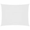vidaXL Parasole a Vela in Tessuto Oxford Rettangolare 3x6 m Bianco