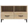 vidaXL Mobile per TV Rovere Sonoma 80x36x50 cm Legno Multistrato
