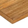 vidaXL Piano Tavolo Bordi Vivi 140x30x2,5 cm Legno Massello di Mango