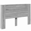 vidaXL Testiera Grigio Sonoma 160 x 16,5 x 103,5 cm Legno multistrato