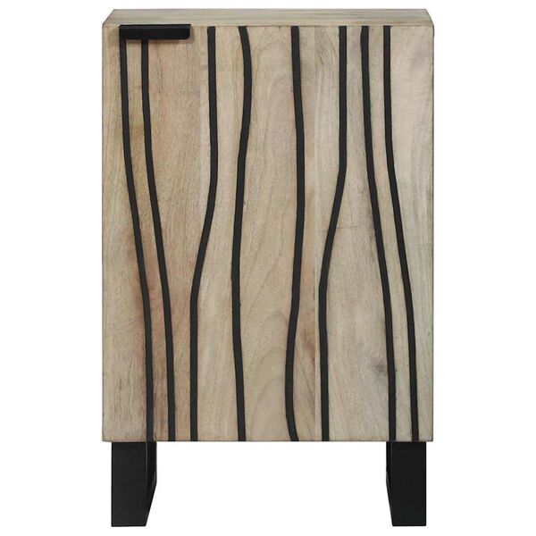 vidaXL Armadio per Lavabo da Bagno con porta Bianco 38 x 33,5 x 58 cm